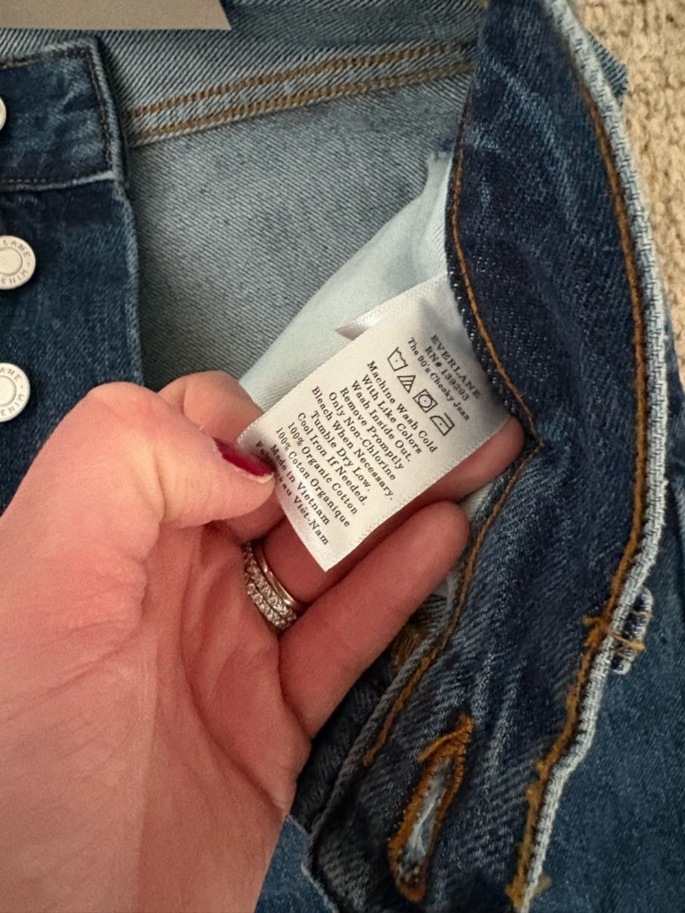 Everlane NWT 90s Cheeky Jeans - Picture 4 of 5